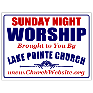 Church Sign Templates