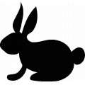 Bunny-Silhouette