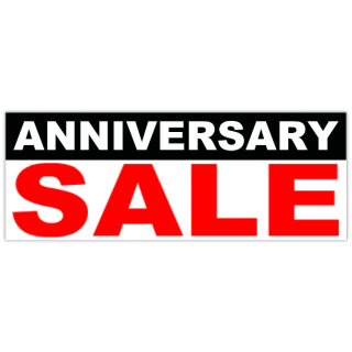 Anniversary Sale Banner - Cheap Business Banners