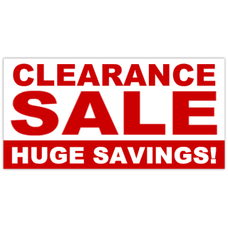 Printable Clearance Sale Sign  Clearance sale sign, For sale sign, Retail  & sale signs