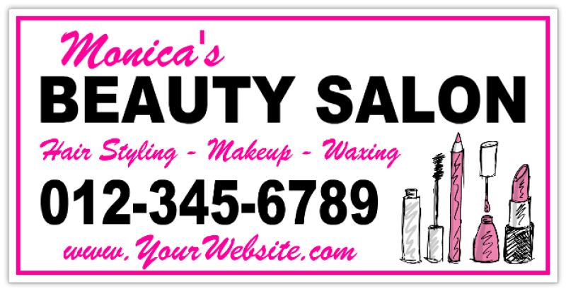 hair beauty salon banner