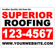 Roofing Yard Signs – Discount Yard Signs