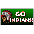Go Indians Banner